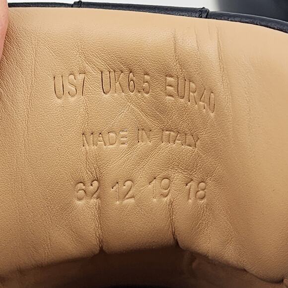 GREATS The Royale Nero Full Grain Leather LowTop Sneakers Made In Italy EU40 US7 - Picture 4 of 6